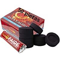 Los mejores  - [Pack] Rollos de carbón para cachimba- Shisha- Hookah- narguile e incensario (50)